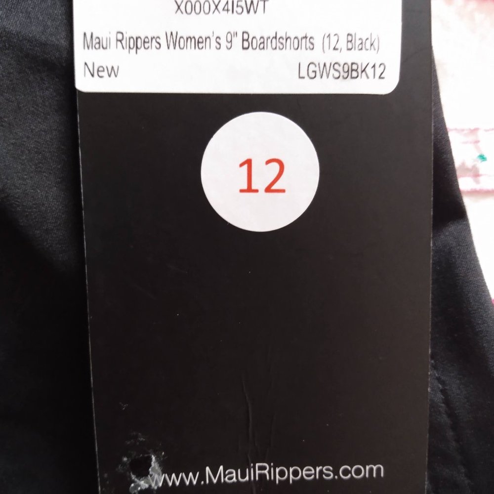 Maui Rippers 9" Boardshorts NWT Size 12